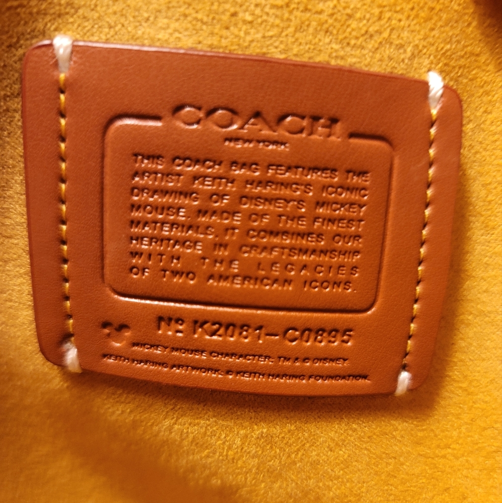 Coach Disney Mickey Mouse X Keith Haring Highline Tote - Picture 7 of 9